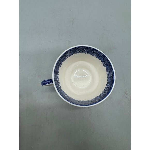 Washington Old Willow Tea Cup Set 3 Blue & White China Porcelain Made England - Picture 11 of 13